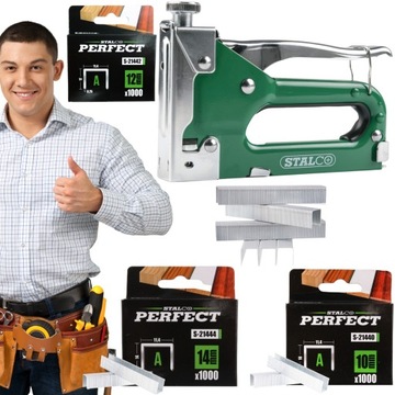 РУЧНОЙ СТЕПЛЕР ДЛЯ ОБИВКИ+СТЕПЛЕРЫ 14/12/10