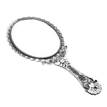 3xАнтикварное ручное зеркало с рельефным узором