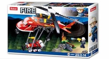 KLOCKI SLUBAN STRAŻ POŻARNA HELIKOPTER POJAZD