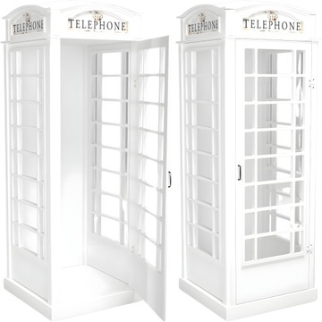 Angielska Budka Telefoniczna Brytyjska Witryna Retro Klasyczna Dekoracyjna
