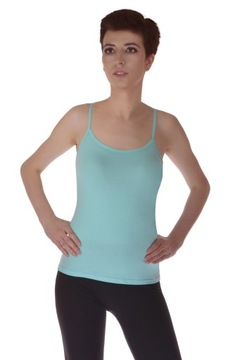 Koszulka wąskie ramiączko bawełniana sportowa 2XL