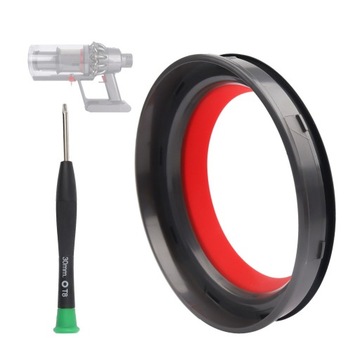 УПЛОТНИТЕЛЬНОЕ КОЛЬЦО КОНТЕЙНЕРА ДЛЯ ПЫЛЕЗА ДЛЯ DYSON V10/V11 С ОТВЕРТКОЙ