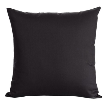 Poszewka na poduszkę 40x40cm 100% bawełna satynowa JASIEK czarna