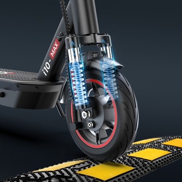 Электрический самокат iScooter i10 MAX 1000 Вт, 18 Ач, 10 дюймов, складной