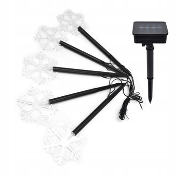 Słoneczna lampa trawnikowa Snowflake IP44