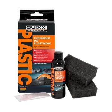 QUIXX PLASTIC CZERNIDŁO DO PLASTIKÓW ZESTAW 75ml