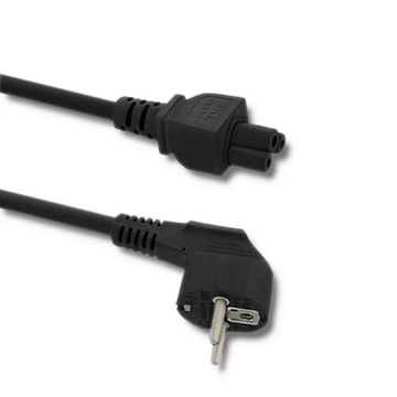 Qoltec Kabel zasilający koniczynka 3pin S03/ST1
