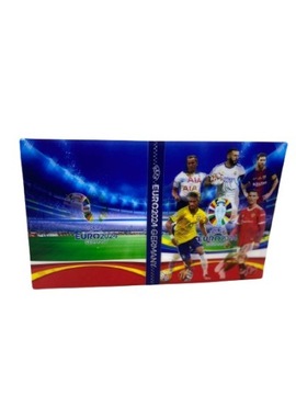 Альбом футбольных карточек 120 штук, большие 3D футбольные карточки и карточки с футболистами