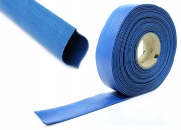 ПЛОСКИЙ РЕЗИНОВЫЙ ПОЖАРНЫЙ ШЛАНГ 1 ДЮЙМ, 25 ММ ДЛЯ ВОДЯНОГО НАСОСА / 10 м