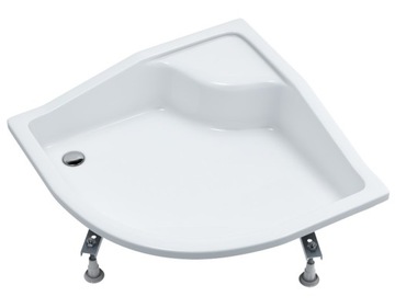 POLSKI brodzik głęboki 80x80x 15/27 z siedziskiem