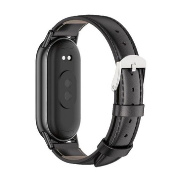 Чехол XIAOMI SMART BAND 8/8 NFC Tech-Protect LeatherFit черный