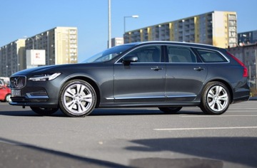 Volvo V90 II Kombi 2.0 T4 190KM 2020 Volvo V90 Inscription Wentyle Masaże HUD Webasto 4xKlima ACC Winter Pamięci