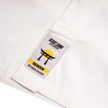 Кимоно каратэ StormCloud для детей Seiken с белым поясом бесплатно 160 зл.