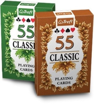 КЛАССИЧЕСКИЕ ИГРОВЫЕ КАРТЫ 55 ЛИСТЕЙ - КОЛОДА КАРТ