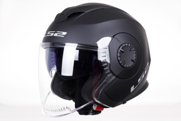 LS2 OF570 Verso Solid Matt Black 3XL Открытый шлем