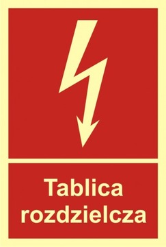 Tablica rozdzielcza znak 10x14,8 folia