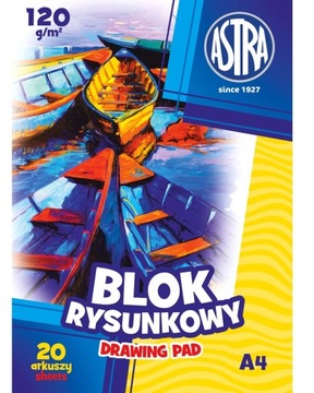 Блокнот для рисования ASTRAPAP А4, 120 г.