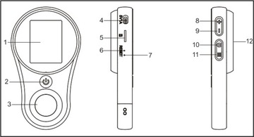 CYFROWE SZKŁO POWIĘKSZAJĄCE ELEKTRONICZNA LUPA OŚW.LED EKRAN HD IPS 500x PC