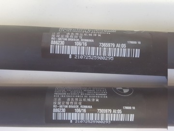BMW 2 F46 TLUMIČ VZPĚRA/TLAKOVAČ KRYT ZADNÍ 16R.