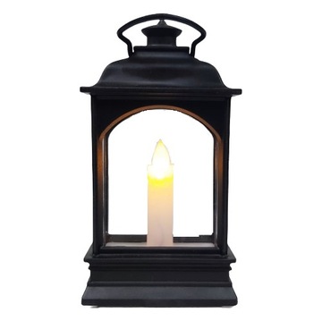 ДЕКОРАТИВНЫЙ ФОНАРЬ, СВЕЧА СВЕТОДИОДНАЯ, ЛАМПА ЧЕРНАЯ СВЕЧА
