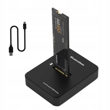 АДАПТЕР SSD ДЛЯ НАКОПИТЕЛЯ M2 SATA/NVME USB-C 3.1