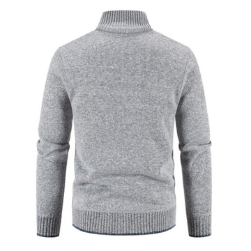 Мужской трикотаж Кардиган 2023 Осень Зима Теплый Чистый