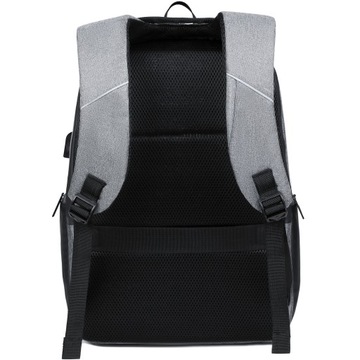 ЧЕРНЫЙ РЮКЗАК CITY ДЛЯ НОУТБУКА 15,6 ДЮЙМОВ С Водонепроницаемый USB РЮКЗАК