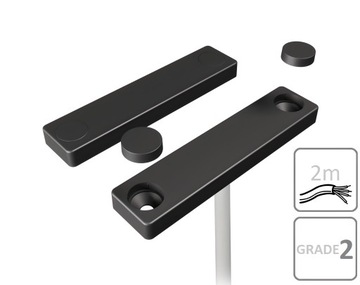 MC 740-PE-A KONTAKTRON CZUJKA CZUJNIK MAGNETYCZNY ANTRACYT OKNA ALARMTECH