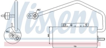 SUŠIČ KLIMATIZACE 95447 NISSENS FIAT OPEL