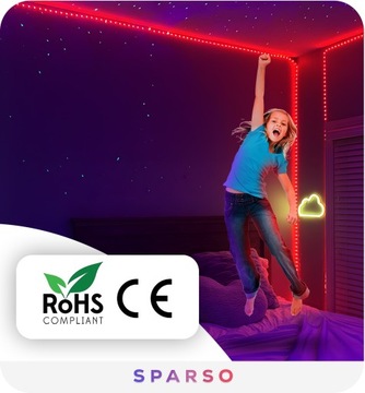 СВЕТОДИОДНАЯ ЛЕНТА RGB 10M 230В 12В СИД с дистанционным управлением Очень мощная ПРИМЕНЕНИЕ + РУКОВОДСТВО