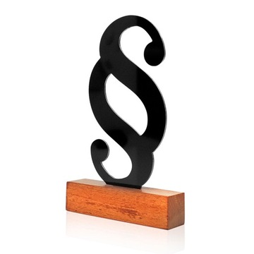 Statuetka PARAGRAF dla prawnika adwokata sędziego
