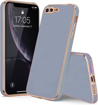 ETUI GLAMOUR DO IPHONE 7 PLUS SILIKON CASE + SZKŁO