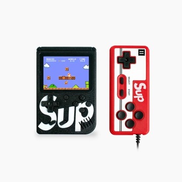 PRZENOŚNA MINI KONSOLA RETRO + PAD 400 GIER HIT