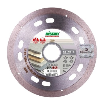 TARCZA diamentowa DO CIĘCIA płytek 115MM DISTAR