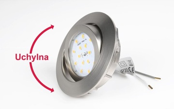 12 светодиодных потолочных светильников 4,8 Вт - НАКЛОНЯЕМЫЙ - ВНУТРЕННИЙ СВЕТ - ГОСТИНАЯ КУХНЯ КОРИДОР