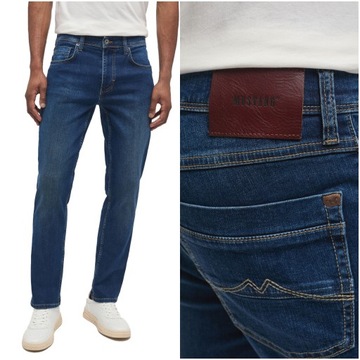 Męskie spodnie jeansowe dopasowane Mustang Washington straight W35 L36