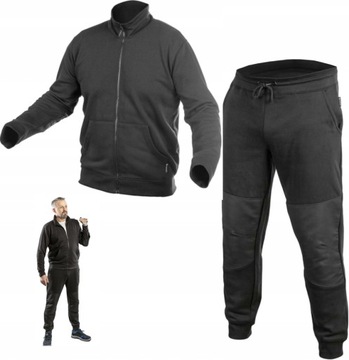 HOGERT DRES ROBOCZY SPODNIE ROBOCZE + BLUZA L 52
