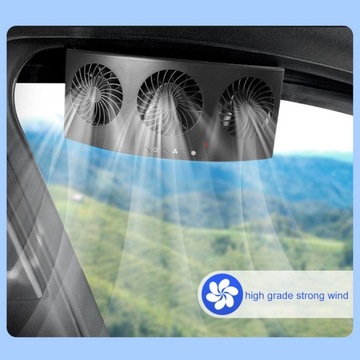 WENTYLATOR SAMOCHODOWY SOLAR WENTYLACJA CHŁODZEN