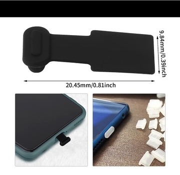 3 ПЫЛЕЗАЩИТНЫЕ ЗАГЛУШКИ ВХОД USB-C ДЛЯ ЗАРЯДКИ