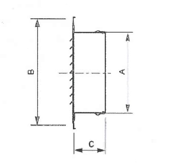 КРУГЛАЯ ВЕНТИЛЯЦИОННАЯ РЕШЕТКА, ELC AIR AIR AIR AIR AIR AIR AIR AIR ELEMENT, 80 мм, АЛЮМИНИЙ С СЕТКОЙ