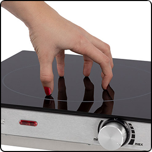 KUCHENKA ELEKTRYCZNA JEDNOPALNIKOWA CERAMICZNA