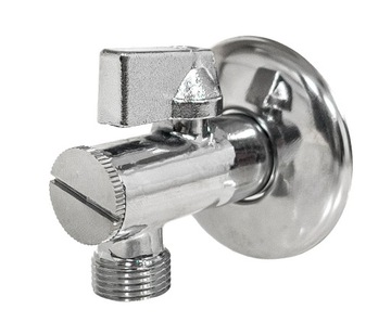 ZAWÓR KULOWY ODCINAJĄCY Z FILTREM 1/2 x 3/8 PRZYŁĄCZENIOWY Z ATESTEM INVENA