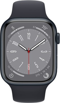 Умные часы Apple Watch Series 8 с GPS, 45 мм, черный алюминий