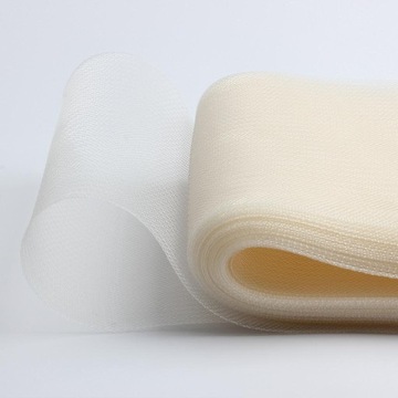 8см кринолиновая коса из конского волоса свадебная молочно-белая