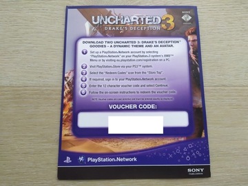Uncharted 3: Oszustwo Drake'a PS3 MOTYW + AVATAR