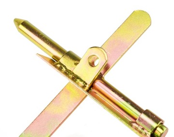 ЗАЩЕЛКА ДВУХСТОРОННЯЯ КОРОТКА L150 PL ЦИНК