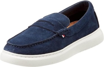 42 Tommy Hilfiger Mokasyny męskie hybrydowe granatowe 26,25 cm