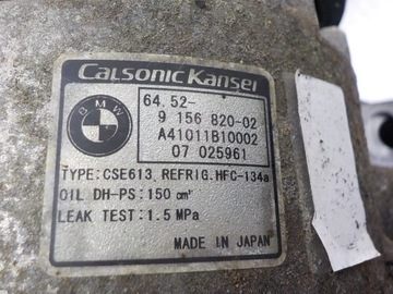 BMW 3 E90 2.0 B KOMPRESOR KLIMATIZACE 9156820-02