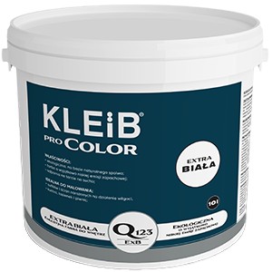 KLEIB Q123 EXB BIAŁA EMULSYJNA FARBA DO WNĘTRZ 10L