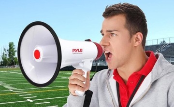 Профессиональный мегафон Pyle 40W Портативная колонка, сирена, регулятор громкости